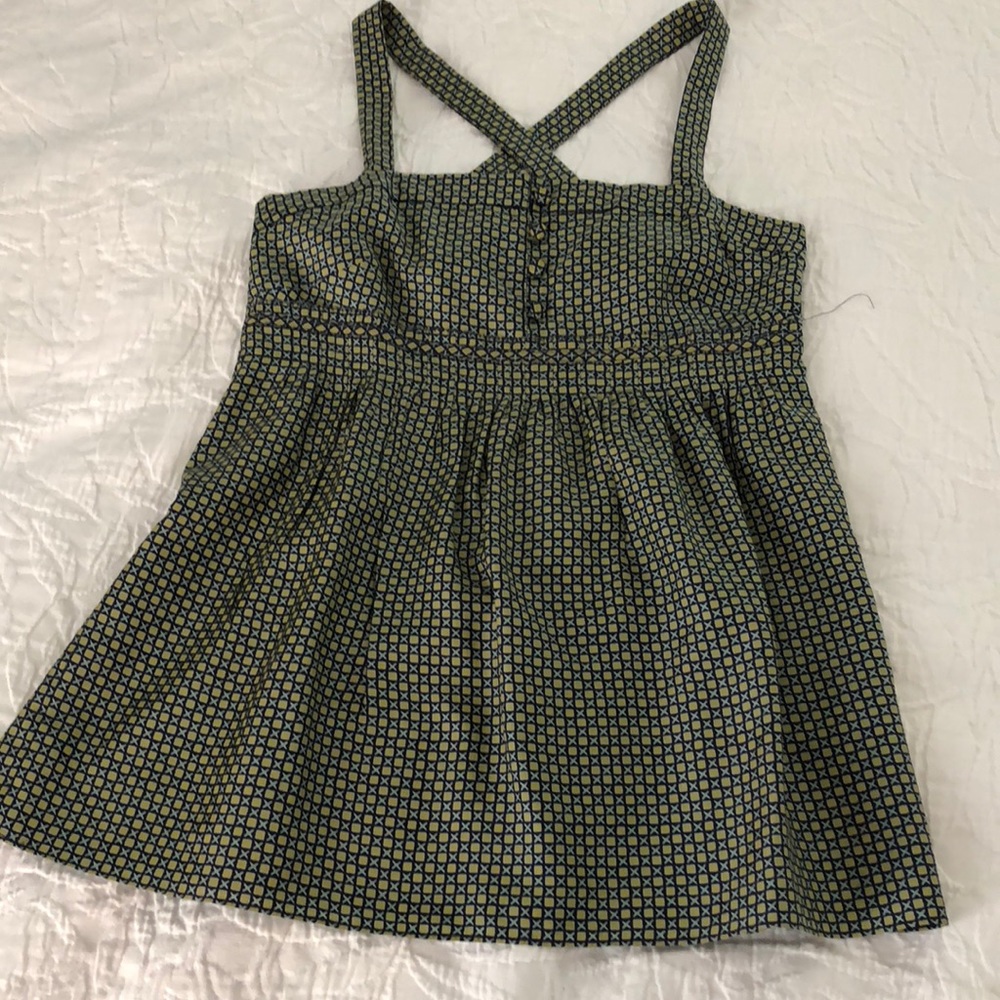 J. Crew Silk Criss-Cross Tank